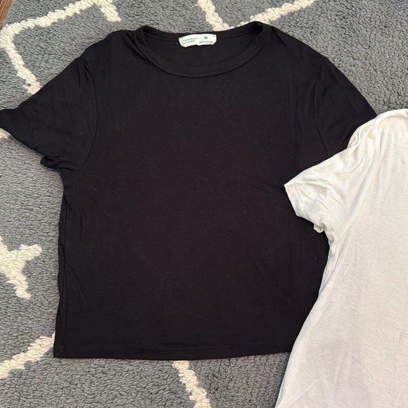 Primark Cares Extra Soft Black and White Tee - Picture 2 of 5